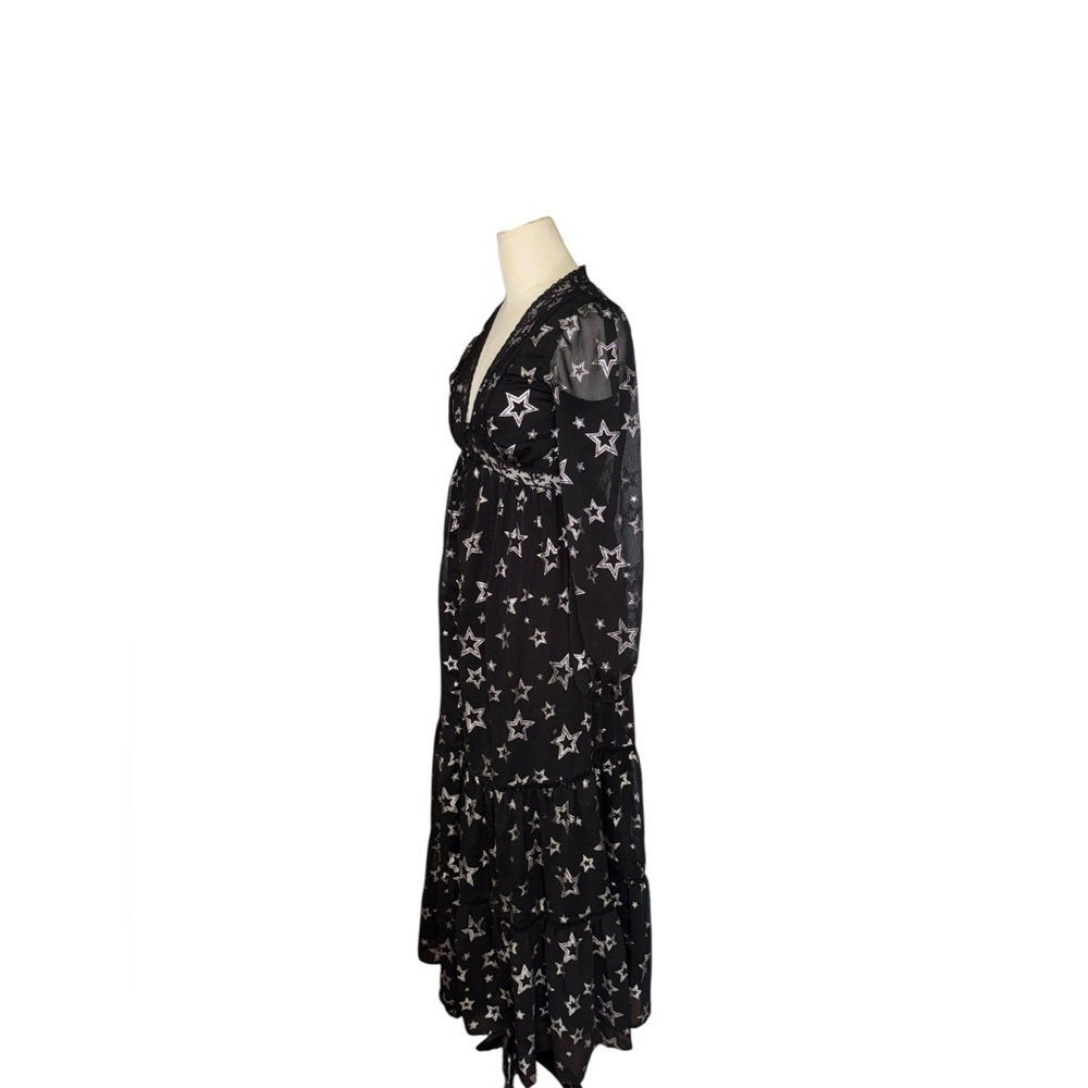 francessca’s collection limelight lurex star maxi dress jun & ivy XS - Picture 5 of 9